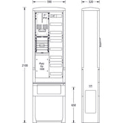 uesa - Zähler-Komplettschrank EON EDIS ZAS-S-1-1VF ZASS11VF