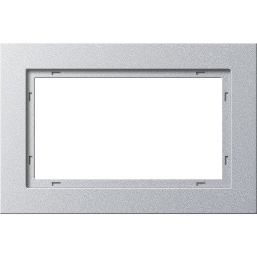 Gira - Abdeckrahmen Abdeckrahmen 1 1 2fach 100125 alu − 1 Stück by Gira
