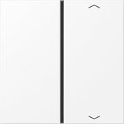 Jung - Abdeckung/Bedienelement für Installationsschalterprogramme Taste 1-fach LS 401 TSAP WWM schneeweiß matt