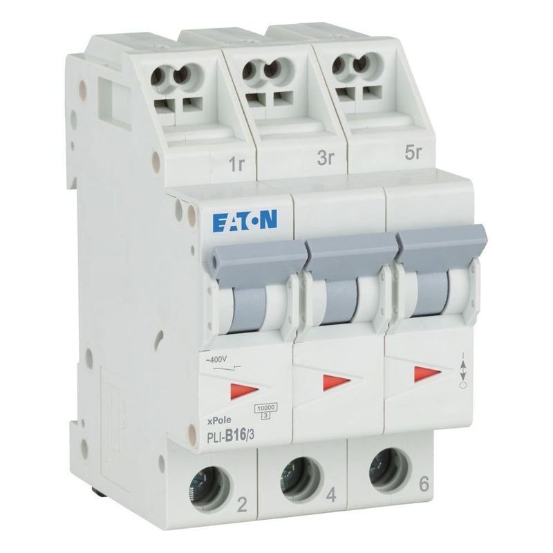 Eaton - Leitungsschutzschalter PLI-B16/3 B 16A, 3p Steckkl