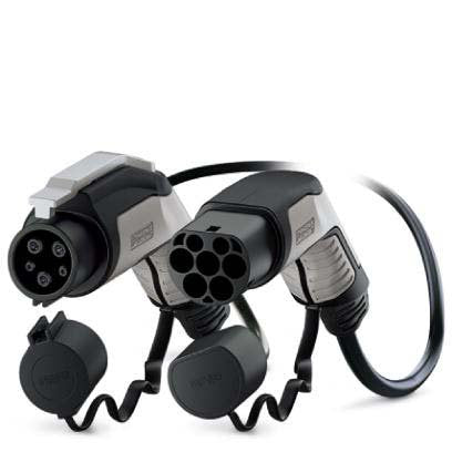 Phoenix Contact - Ladeleitung E-Mobility Mobile AC-Ladeleitung EVTAG3PC1AC2#1628027 Griffbereich: grau