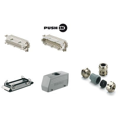 Weidmüller - Zubehör/Ersatzteile für Industriesteckverbinder Steckverbinder-Set Push in HDC KIT HE-P 24.131 Baureihe HE