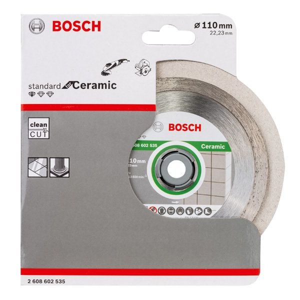 Bosch - Trenn-/Schleifscheibe Diamanttrennscheibe 2608602535 Standard for Ceramic