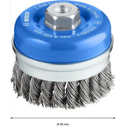 Bosch - Rotierende Drahtbürste PRO Metal heavy 1608614000 Topfbürste 90 x 0,8