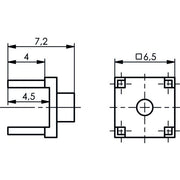 Telegärtner - Koax-Steckverbinder Kabeldirektanschluß LTP SN 100021306 G11(RG-405/U) − 5 Stück