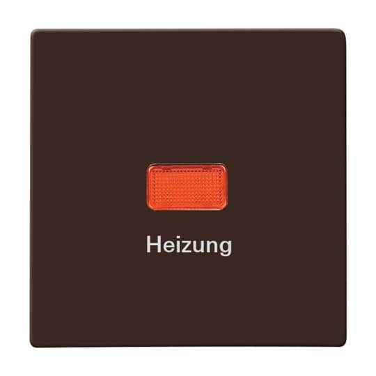 Busch-Jaeger - Abdeckung/Bedienelement für Installationsschalterprogramme Wippe braun 2102 H-31 Heizung-Notschalter