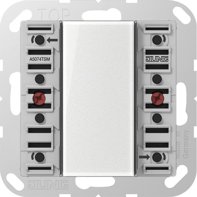 Jung - Bussystem-Tastsensor KNX Tastsensor-Modul A 5074 TSM Standard, 4fach − 1 Stück