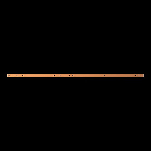 Striebel&John - Sammelschiene Kupferschiene ZX1068 30x10mm L:1298mm