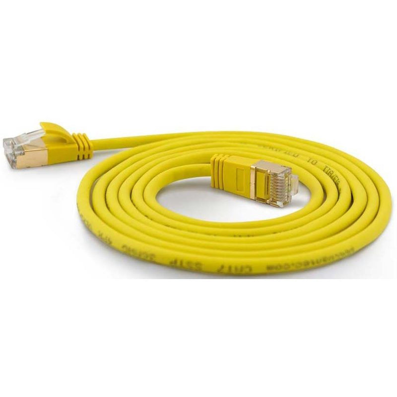 Wantec - Patchkabel Kupfer SSTP-Patchkabel Cat.6A ge 7171 ge 0,25m 0,25m Steck.4mm