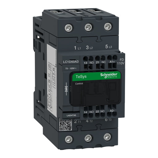 Schneider Electric - Leistungsschütz zum Schalten von Wechselstrom Leistungsschütz LC1D50A3FD 3-polig, 1S, 1Ö