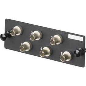 Panduit - Moduleinsatz für Patchpanel LWL Frontpanel FAP6WSTZ − 10 Stück