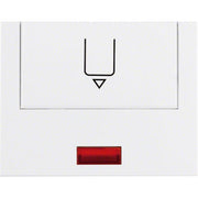 Berker - Abdeckung/Bedienelement für Installationsschalterprogramme Hotelcard-Schalteraufsatz 16417109 pws, m.Aufdruck
