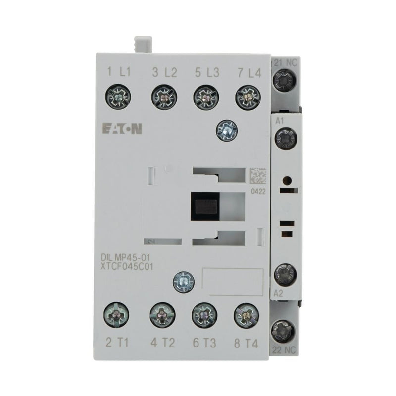 Eaton - Leistungsschütz zum Schalten von Wechselstrom Leistungsschütz DILMP45-01(RDC24) 45A/AC-1, DC, 4p