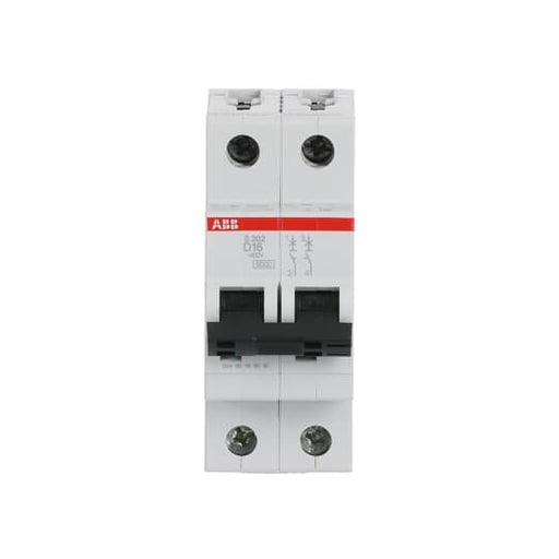 ABB Stotz S&J - Leitungsschutzschalter Sicherungsautomat S202-D16 6 kA, 16 A, 2P
