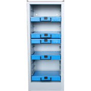 Dresselhaus - Werkzeugschrank Sortimente-Wandhalter 4498/000/06 8741 14-fach, unbestückt