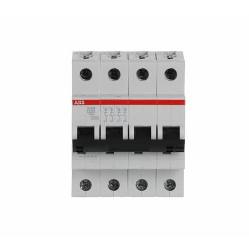 ABB Stotz S&J - Leitungsschutzschalter Sicherungsautomat S204-D20 6 kA, 20 A, 4P
