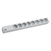 Bachmann - Power distribution unit (PDU) 19Zoll Steckdosenleiste 8f 333.819 1HE, mit Klemme