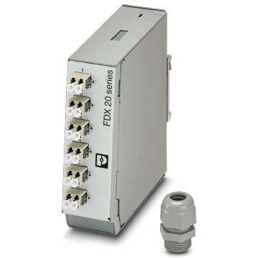 Phoenix Contact - System-Patchpanel LWL Spleißbox 6xLC-D FOCFDX20PPLCD6OM2PT9 OM2 − 1 Stück