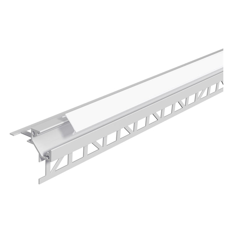 EVN Lichttechnik - Mechanisches Zubehör/Ersatzteile für Leuchten Alu-Profil m. Abdeckung APFL4AM200 opal, 2m