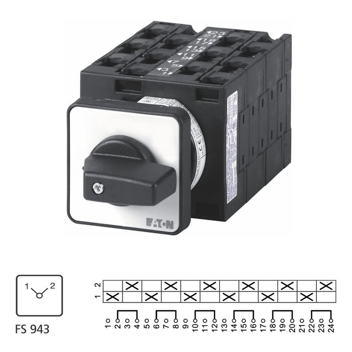 Eaton - Lastschalter Wechsel-Umschalter T3-6-8370/E  − 1 Stück

