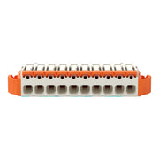 WAGO - Kabelsteckverbinder für Leiterplattensteckverbinder Federleiste 1-Leiter Hebel 2721-1110/037-000 Push-in Cage Clamp − 50 Stück