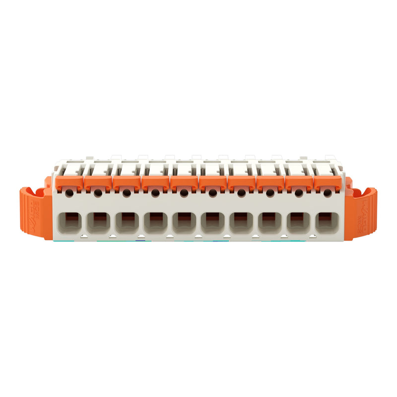 WAGO - Kabelsteckverbinder für Leiterplattensteckverbinder Federleiste 1-Leiter Hebel 2721-1110/037-000 Push-in Cage Clamp − 50 Stück