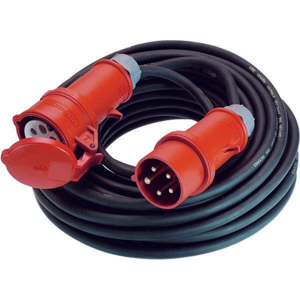Bachmann - Netzanschlussleitung CEE-Verlängerung 346.170 32A/400V,5m,sw