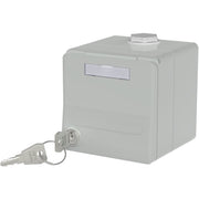 Metz Connect - Kommunikationsanschlussdose Kupfer IP44 Modul-AP-Geh. 1309470003-I grau für MC-Modul