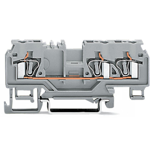WAGO - Durchgangs-Reihenklemme 3-Leiter-Durchgangsklemme 880-682 4mm² − 100 Stück