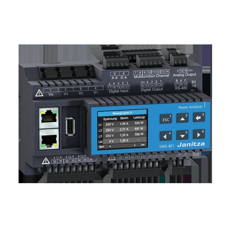 Janitza Electronic - Kombimessgerät Modular erweiterbarer 5231003 Netzanalysator