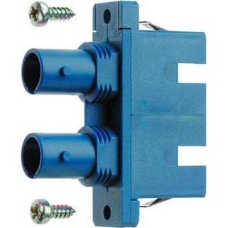 Telegärtner - LWL-Kupplung Adapter ST/SC-D Multimode 100007268 Metallgehäuse