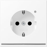 Jung - Steckdose SCHUKO Steckdose LS 1520-O WWM LNW mit LED-Licht