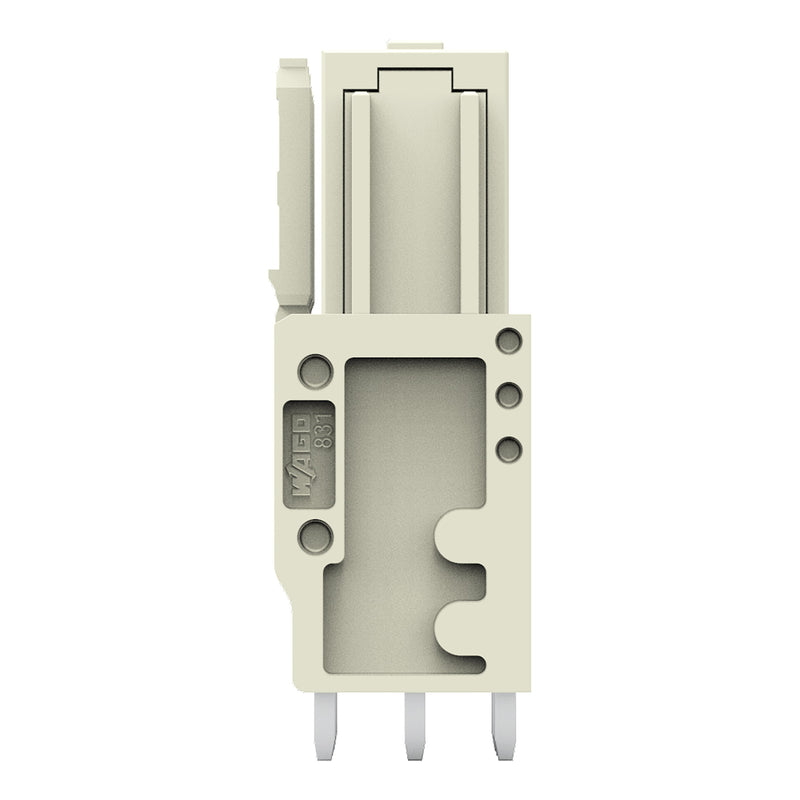 WAGO - Leiterplattensteckverbinder THT-Federleiste gerade 831-3503 Maß 7,62mm,lgr − 24 Stück