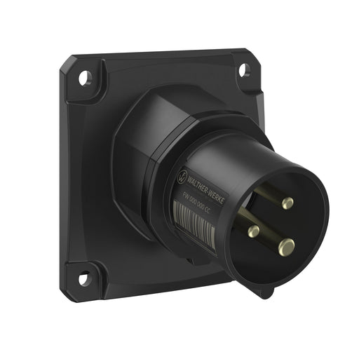 Walther Werke - CEE-Gerätestecker (IEC 60309) CEE NEO Anbaugerätestecker FW713307SK schräg 16A 3P 7h