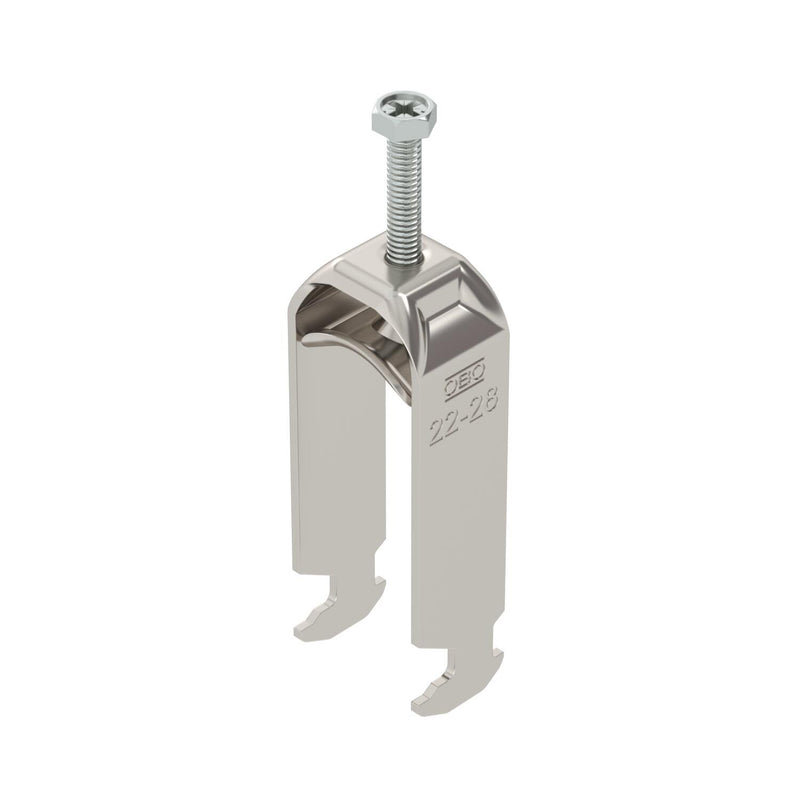 OBO Bettermann - Bügelschelle BS-H2-M-28 A2 2-fach − 50 Stück