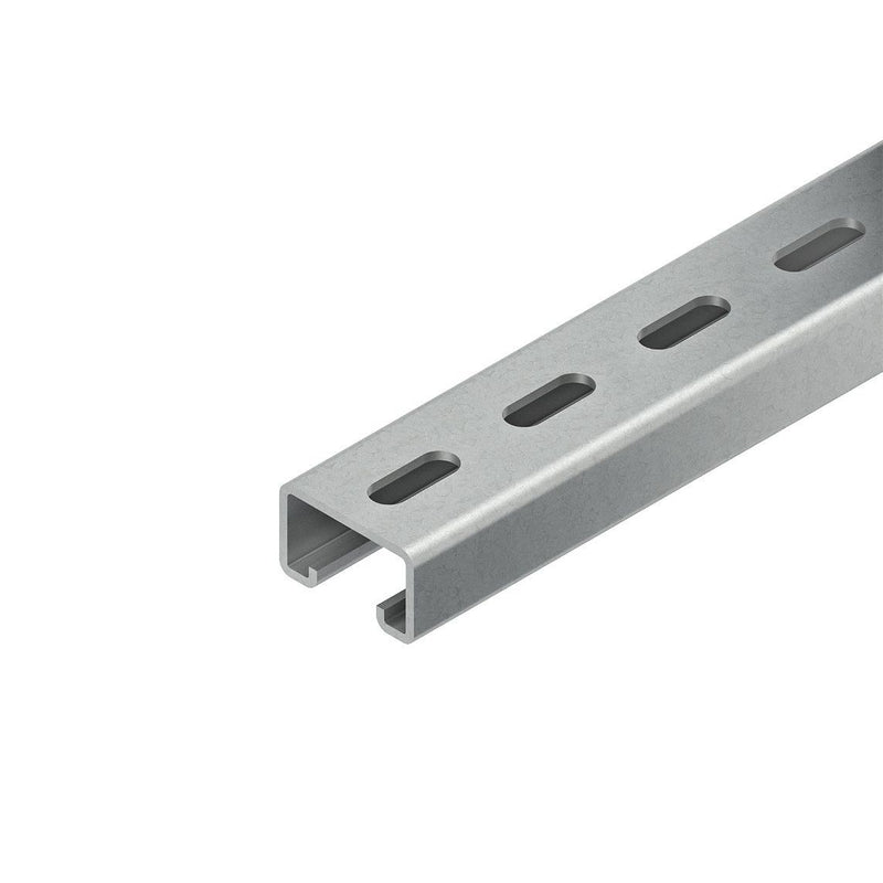 Niedax - Stiel/Profilschiene Ankerschiene C-Profil 2994/2 FL 50x30x2000mm − 2 Meter