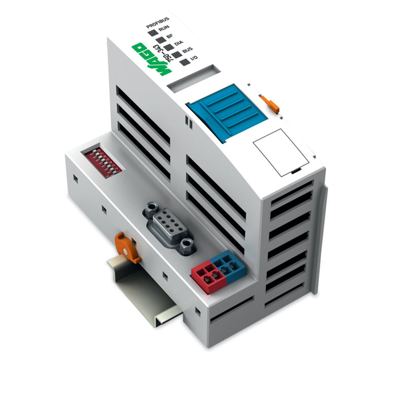 WAGO - Feldbus, Dez. Peripherie - Grundgerät Feldbuskoppler 750-343 Profibus DP ECO