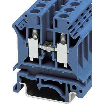 Phoenix Contact - Durchgangs-Reihenklemme Universalklemme UK 6 N BU 0,2-10qmm B=8,2mm bl