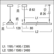 Zumtobel Group - Decken - /Wandleuchte LED - Pendelleuchte CLEVO ID #42190662