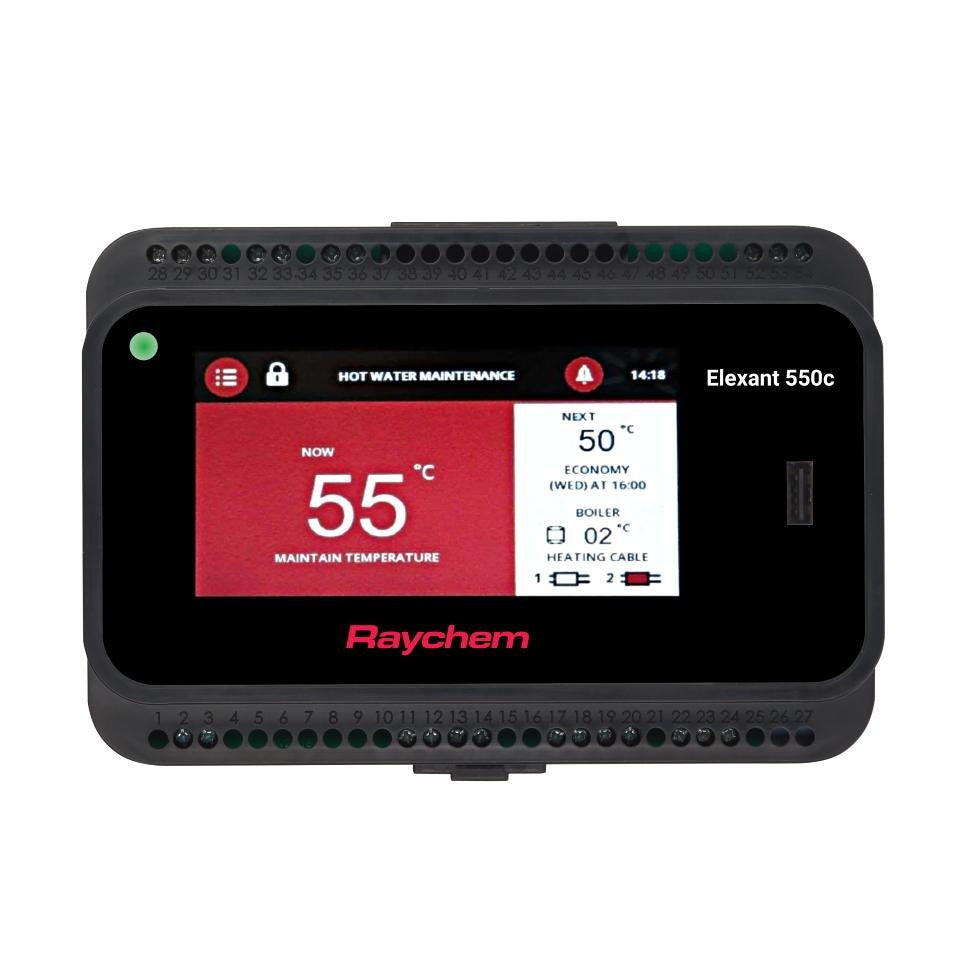 Chemelex - Temperaturregler Reiheneinbau Regler für Warmwasser- Elexant 550c-Modbus Wartungsanwendungen