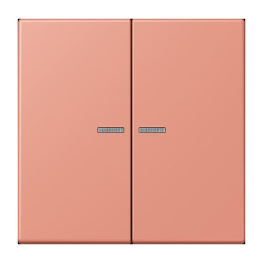 Jung - Bedienelement intelligent Taster 2fach BT LC 17102 233 locre rouge moyen