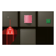 Jung - Behindertenelement für Installationsschalterprogramme Notrufset NRS LC 0834 241