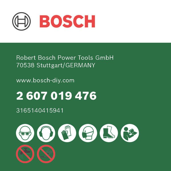 Bosch - Trenn-/Schleifscheibe Diamanttrennscheibe für 2607019476 Baumaterial
