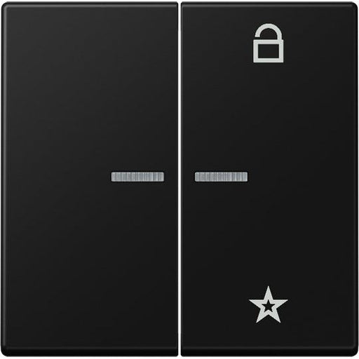 Jung - Bedienelement intelligent eNet Funk-Steuertaste FM A 1701 BF SWM graphitschwarz matt − 1 Stück