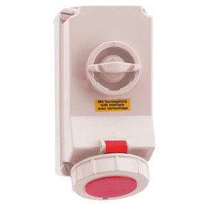 Bals Elektrotech - CEE-Steckdose abschaltbar, abgesichert (IEC 60309) CEE-Steckdose 160182 16A,5p,400V,6H,IP67