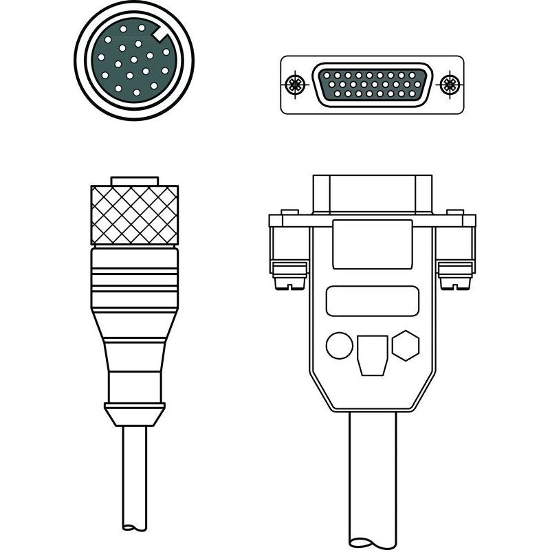 Leuze - Konfektioniertes Sensor-Aktor-Kabel Verbindungsleitung KB 900-3000
