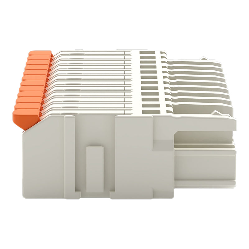 WAGO - Kabelsteckverbinder für Leiterplattensteckverbinder 1-Leiter-Federleiste,Hebel 2721-1112/326-000 PushinCAGECLAMP,lgr − 25 Stück