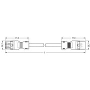 WAGO - Konfektionierte Leitung für steckbare Gebäudeinstallation konfekt.Verbindungsleitung 891-8995/005-703 Eca,Buchse Stecker