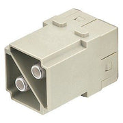 Harting - Kontakteinsatz für Rechtecksteckverbinder Doppelmodul Han 100A 09140022650 Axialschraubanschl