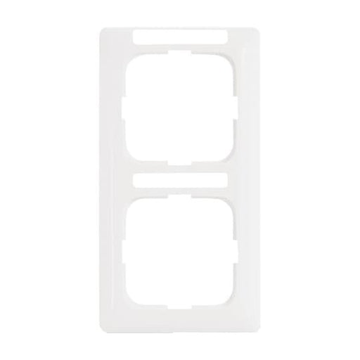 Busch-Jaeger - Abdeckrahmen Rahmen 2-fach 1722 NSKA-214 alpinweiß − 1 Stück by Busch-Jaeger
